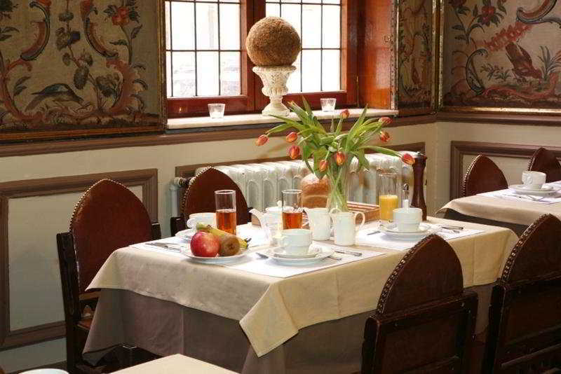 根特 Cour St Georges酒店 餐厅 照片